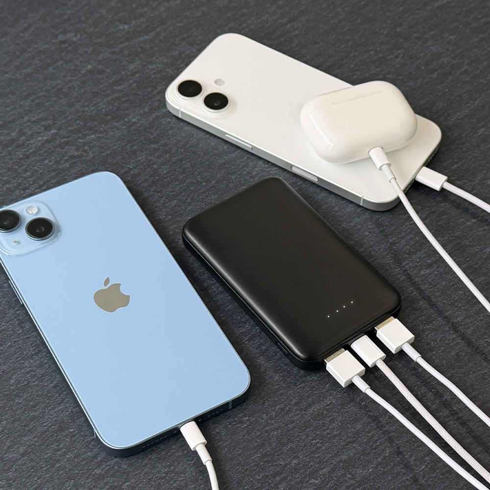 準固体モバイルバッテリー 5000mAh ブラック 準個体 バッテリー 安定性