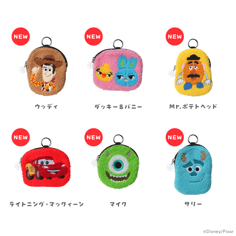 ガジェットポーチ ディズニー ピクサー マーベル スター・ウォーズ キャラクター Disney Pixar MARVEL STAR WARS カラビナ 小型 |  | 67