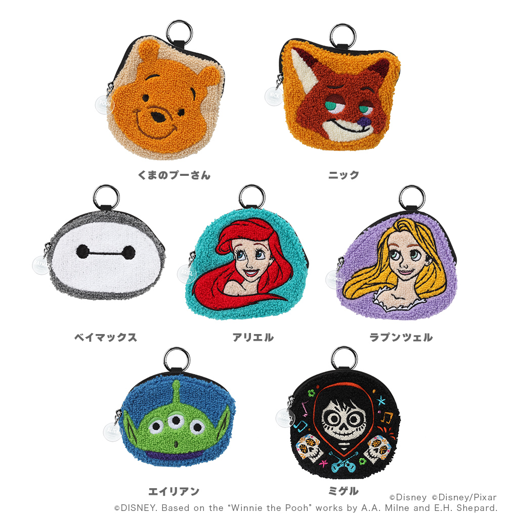 ガジェットポーチ ディズニー ピクサー マーベル スター・ウォーズ キャラクター Disney Pixar MARVEL STAR WARS カラビナ 小型 |  | 62