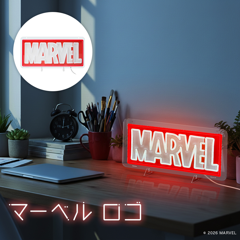 LEDネオンライト ディズニー Disney マーベル MARVEL キャラクター LED