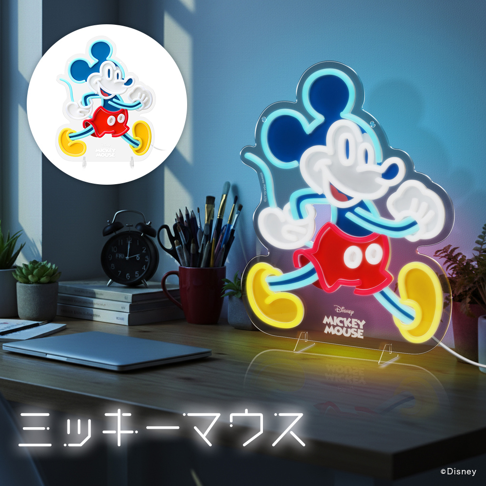 LEDネオンライト ディズニー Disney マーベル MARVEL キャラクター LED