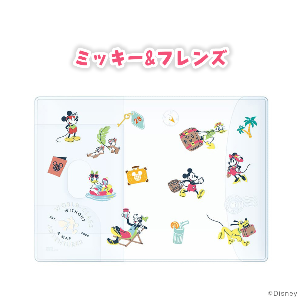 パスポートカバー パスポートケース ICカードポケット付き ディズニー