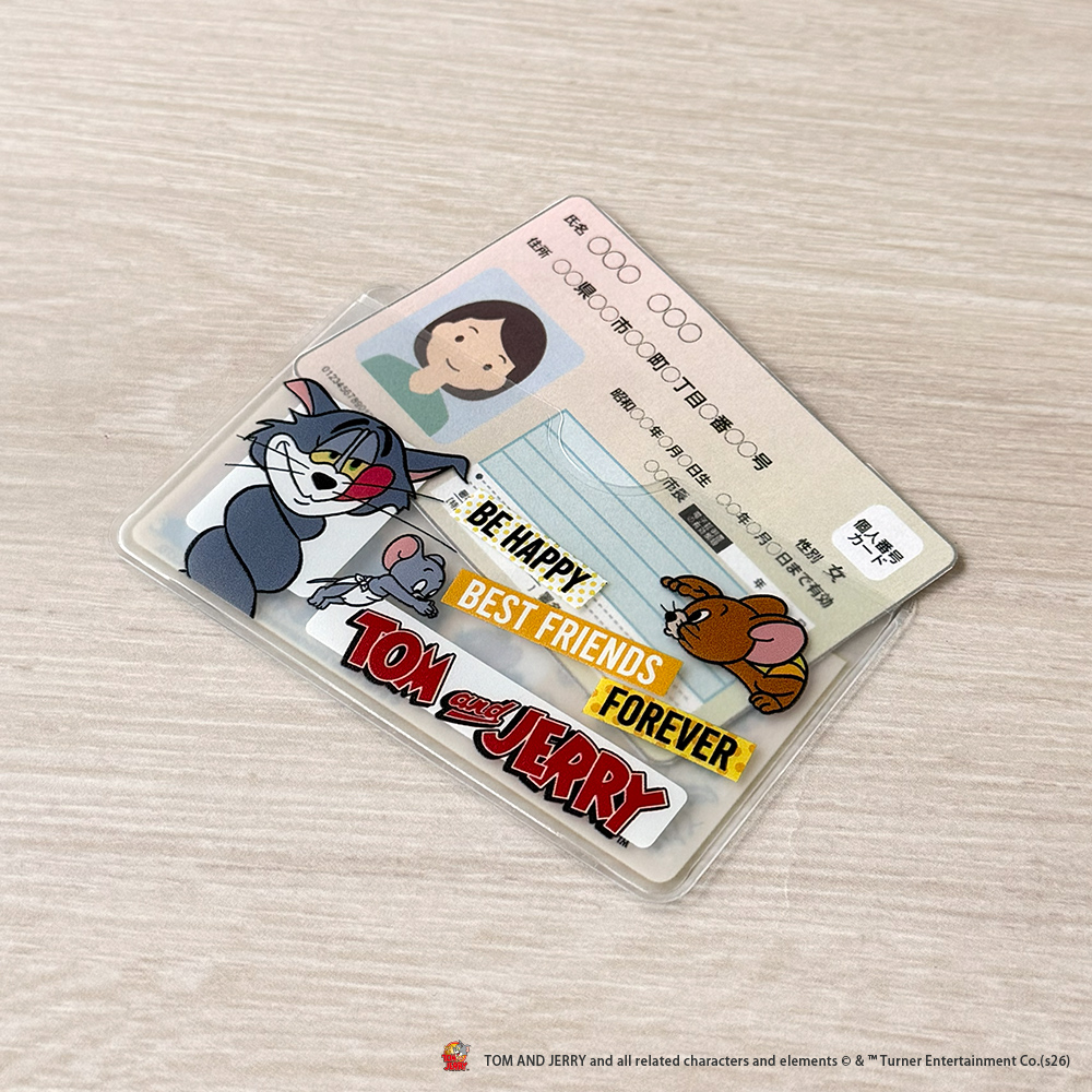 カードケース マイナンバーカード ICカード ケース トムとジェリー