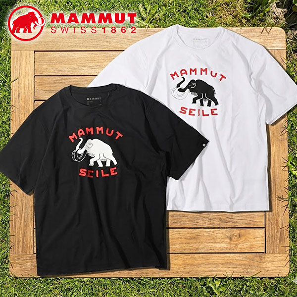 新品未使用　MAMMUT カットソー　Sサイズ MAMMUT（マムート） tシャツ 「速乾」QD ロゴ プリント ロングスリーブ
