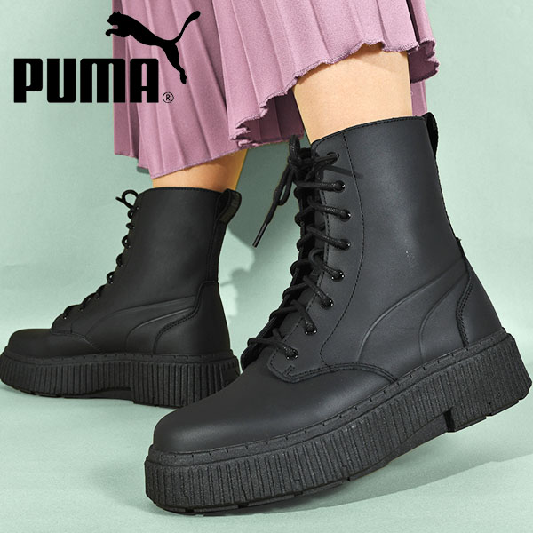【即発送可】PUMA プーマ　ブーツMAYZE BOOT × DUA LIPA ブラック 靴