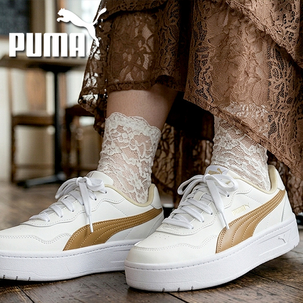 PUMA（プーマ） 30%off レディース 厚底 スニーカー コート ラリー