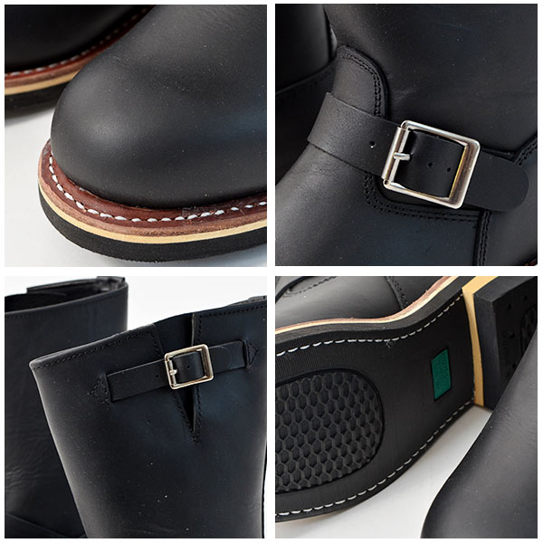送料無料 God＆Bless LEATHER ENGINEER BOOTS メンズ レディース