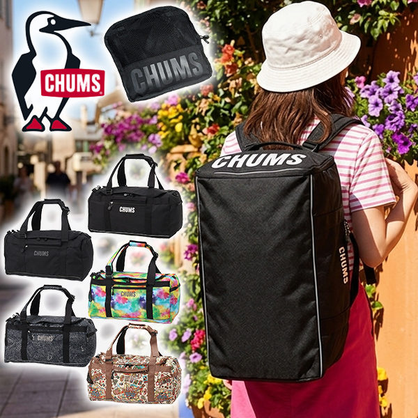 CHUMS（チャムス） 背負える ボストンバッグ Recycle 2way Boston Bag