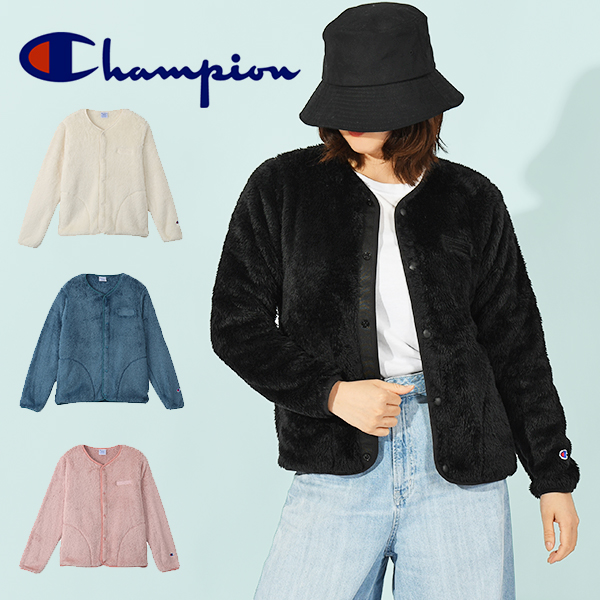 チャンピオン レディース フリース スナップジャケット Champion