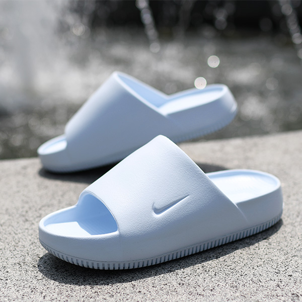 ナイキ カーム スライド シャワー サンダル スリッパ DX4816-803 NIKE ヒール高 4cm ナイキ 厚底 サンダル レディース カーム