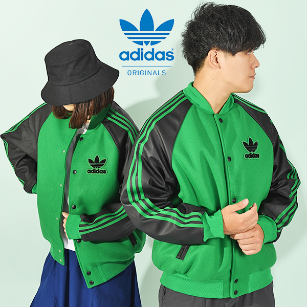 アディダス メンズ レディース ボンバージャケット adidas SST VARSITY ジャケット アウター ジャンパー 防寒 ORIGINALS  オリジナルス 2023秋冬新作 EAO84