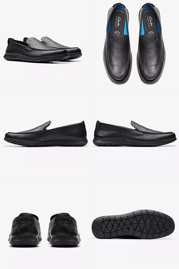 Clarks メンズ スリッポン スニーカー クラークス Flexway Step