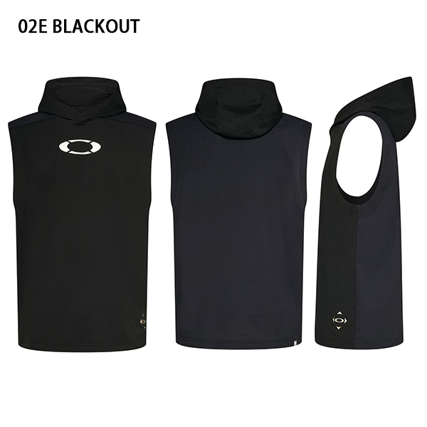 OAKLEY 2025春夏限定 ノースリーブフーディ×ハーフパンツ サイズＸＬ OAKLEY 得割30 スウェット パーカー メンズ オークリー