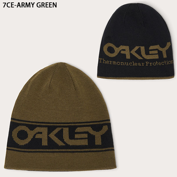 OAKLEY リバーシブル ニット帽 ビーニー ニットキャップ オークリー オークリー リバーシブル ニット帽 ビーニー ニットキャップ OAKLEY