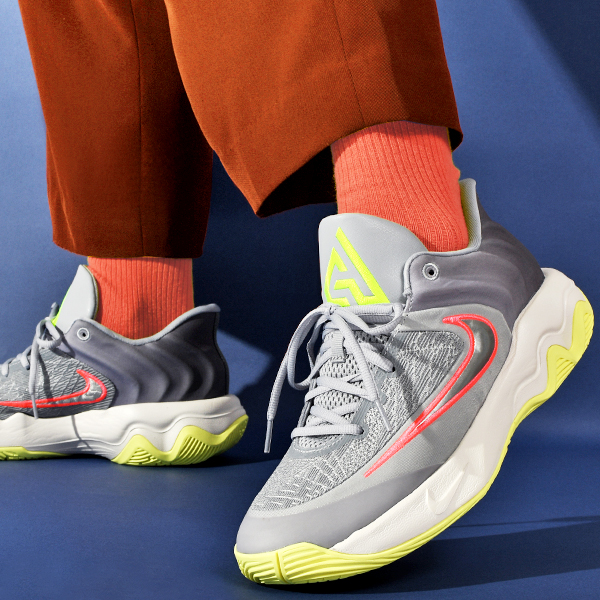 バスケットボールシューズ グレー/イエロー/グリーン バスケットボールシューズ グレー/イエロー/グリーン 【公式通販】