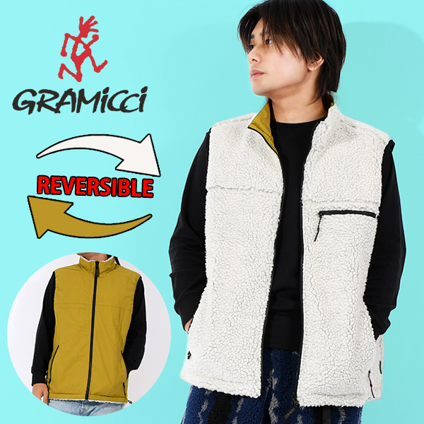 Gramicci（グラミチ） 30%off メンズ レディース REVERSIBLE FLEECE
