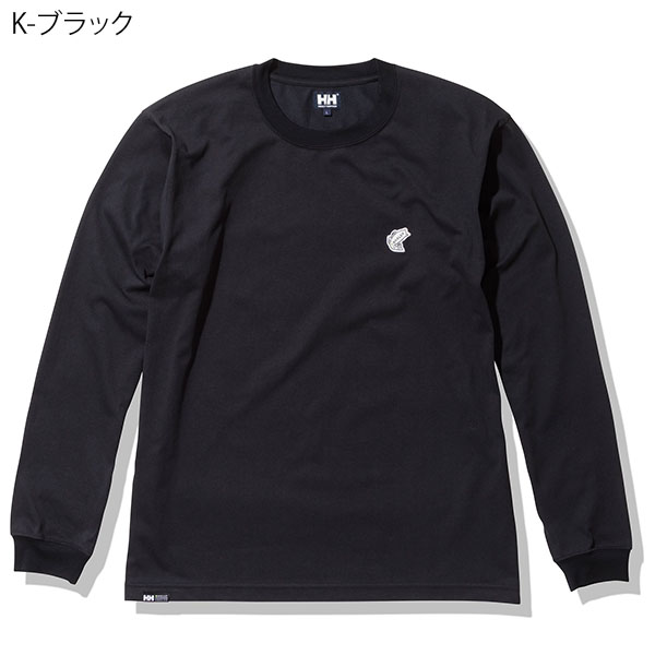 HELLY HANSEN 現品限り 魚ワッペン ヘリーハンセン 長袖Tシャツ