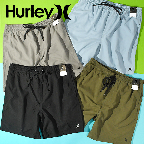 Hurley ブラックビキニとショートパンツセット ハーレー(HURLEY)パッド付き ビキニ セット 水着 ブラック