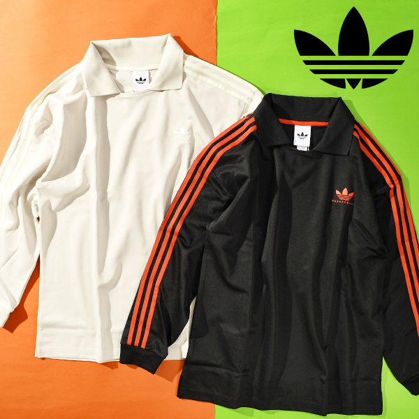 アディダスオリジナルス　ブークレ　オーバーサイズ　ポロ adidas Originals アディダス オーバーサイズ ポロシャツ メンズ