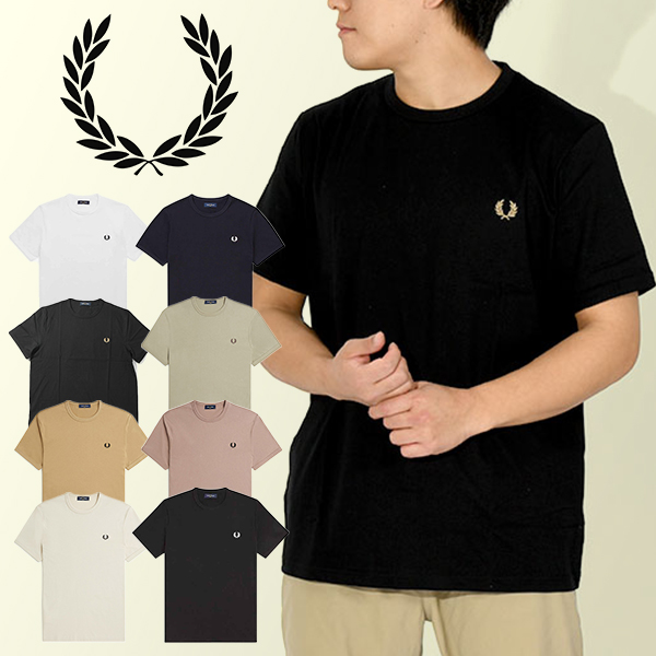 フレッドペリー Tシャツ FRED PERRY メンズ リンガー Tシャツ