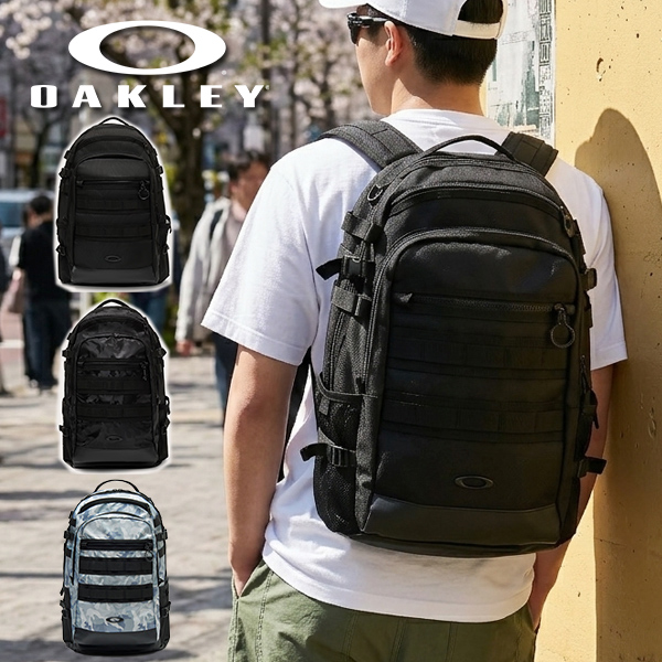 OAKLEY 多機能ビジネスバッグ 大容量 黒 通勤 通学 出張向け(P-64) OAKLEY（オークリー） バックパック OAKLEY 35L リュックサック