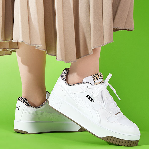 PUMA（プーマ） 25%off ヒョウ柄 厚底 レディース スニーカー