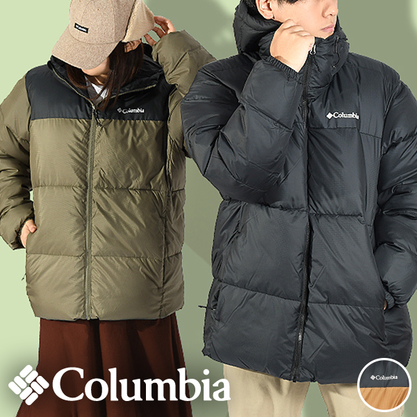 コロンビア 中綿 アウトドアジャケット Columbia メンズ レディース Puffect Hooded Jacket オーバーサイズ 防寒  アウター フード付き 上着 WJ9792 2023秋冬新作