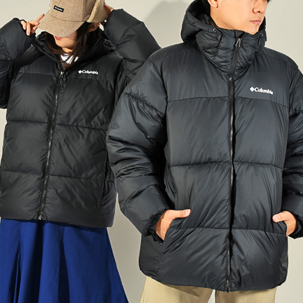 コロンビア 中綿 アウトドアジャケット Columbia メンズ レディース Puffect Hooded Jacket オーバーサイズ 防寒  アウター フード付き 上着 WJ9792 2023秋冬新作