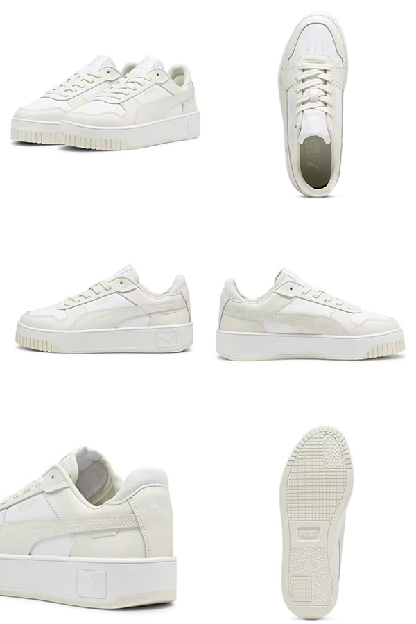 ⭐︎美品⭐︎早い者勝ち⭐︎自宅クリーニング済　23.0 PUMA厚底ホワイトスニーカー PUMA ホワイト スニーカー 23cm - メルカリ