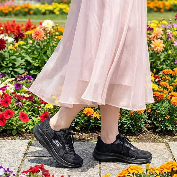 みんみんページ SKECHERS（スケッチャーズ） 手を使わずにスッと履ける スニーカー
