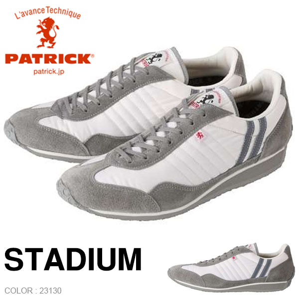 PATRICK（パトリック） スニーカー メンズ レディース STADIUM WH/GY