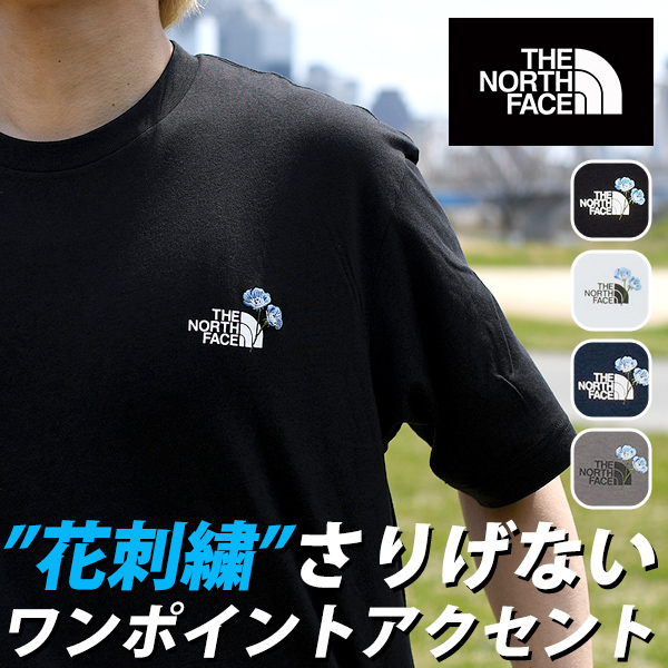 ★国内在庫/即発可*The North Face*Abstract Floral ロゴTシャツ tnf-fllt-1.jpg