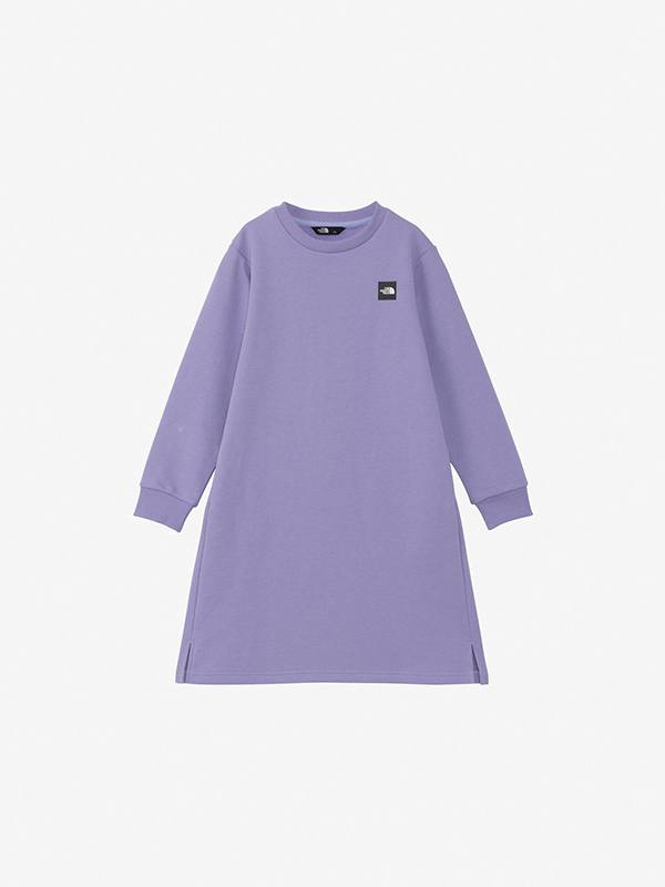 140cm ノースフェイス キッズ ガールズロゴワンピース 黒 NTG62110 THE NORTH FACE 即納可☆【THE FACE】ノースフェイス ガールズ