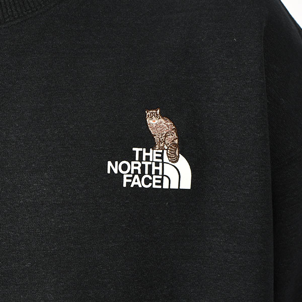THE NORTH FACE 猫 ヤマネコ刺繍 スウェット ホワイト L - メルカリ
