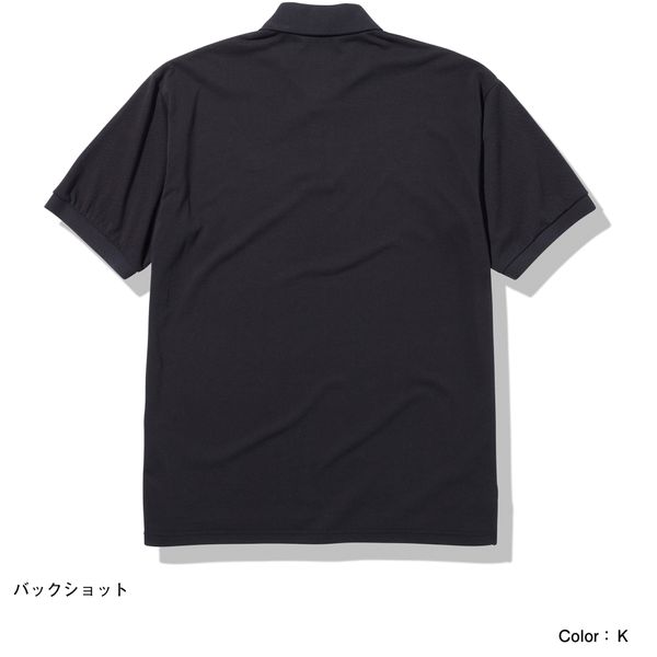 THE NORTH FACE 半袖ポロシャツ 黒 刺繍ロゴ メンズ 新品　2XL 大きいサイズ メンズ THE NORTH FACE (ザ ノースフェイス) ロゴ刺繍