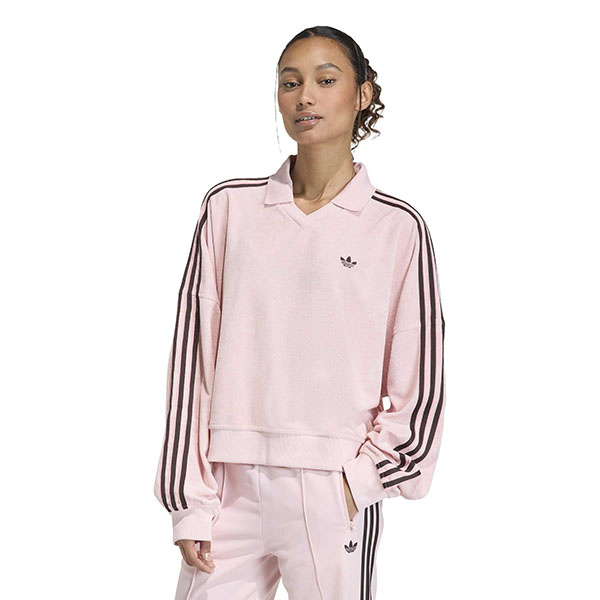 アディダスオリジナルス　ブークレ　オーバーサイズ　ポロ adidas（アディダス） ポロシャツ アディカラーラグビーポロシャツ