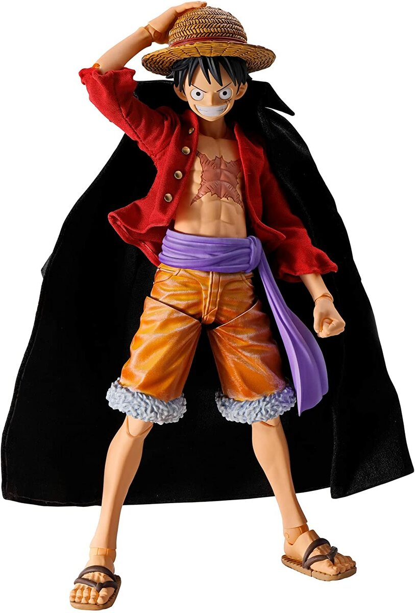 IMAGINATION WORKS イマジネーションワークス ワンピース ONE PIECE モンキー D ルフィ 約170mm ABS PVC 布製 可動 フィギュア