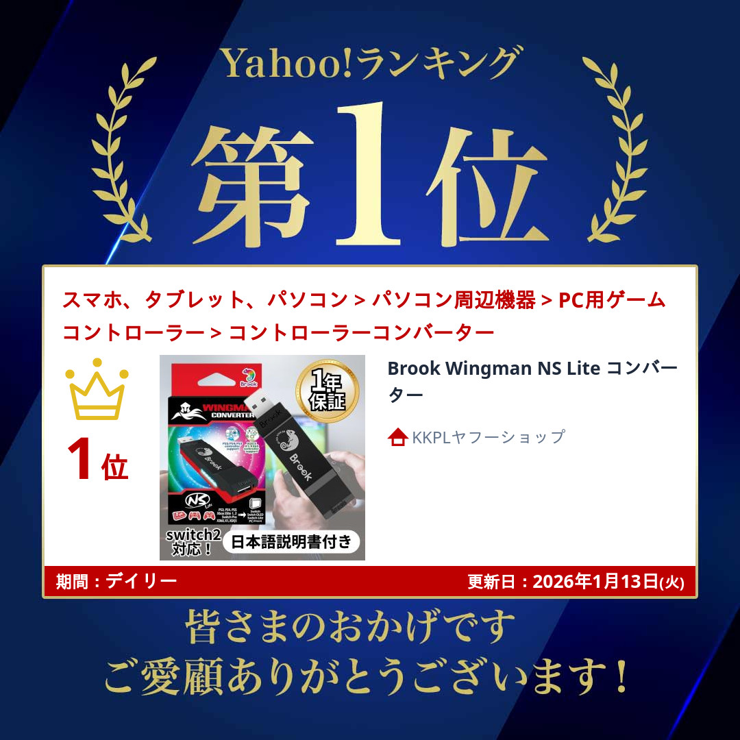 Brook Wingman NS Lite コンバーター 関連画像1