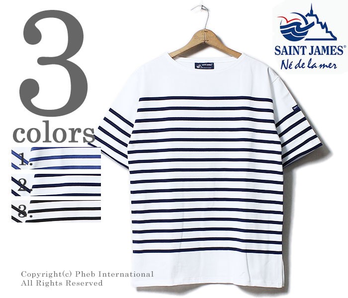 セントジェームス Saint James 半袖ナバル ボーダーtシャツ Naval Ss 08jc184 1 の通販ページ アンドフェブストア Andpheb Stor E 通信販売