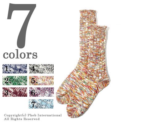 フェローズ/PHERROW'S(PHERROWS) ネップミックスソックス・靴下 【COMFY SOX】
