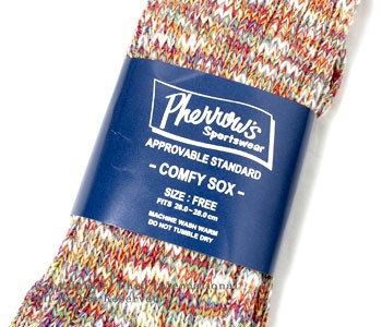 フェローズ/PHERROW'S(PHERROWS) ネップミックスソックス・靴下 【COMFY SOX】