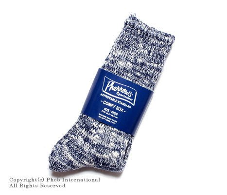 フェローズ/PHERROW'S(PHERROWS) ネップミックスソックス・靴下 【COMFY SOX】
