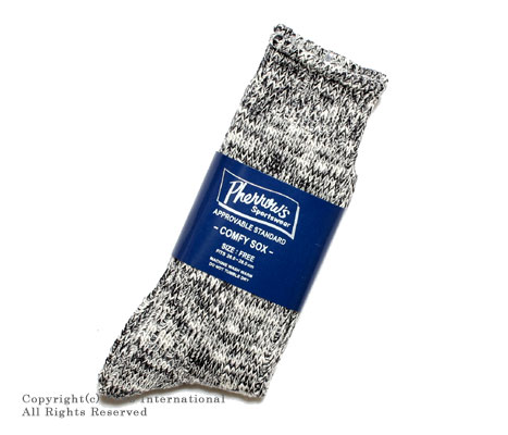 フェローズ/PHERROW'S(PHERROWS) ネップミックスソックス・靴下 【COMFY SOX】