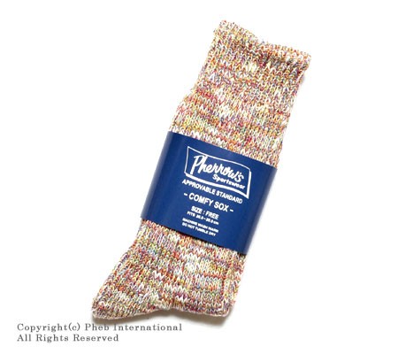 フェローズ/PHERROW'S(PHERROWS) ネップミックスソックス・靴下 【COMFY SOX】