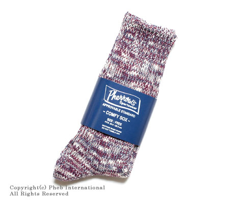 フェローズ/PHERROW'S(PHERROWS) ネップミックスソックス・靴下 【COMFY SOX】