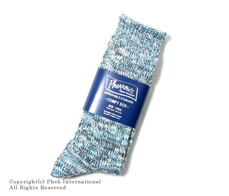 フェローズ/PHERROW'S(PHERROWS) ネップミックスソックス・靴下 【COMFY SOX】