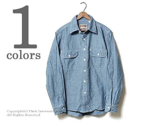 カムコ Camco 長袖シャンブレーシャツ Cam Chambray L S の通販ページ アンドフェブストア Andpheb Stor E 通信販売