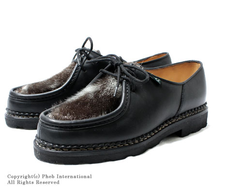 貴重!!【美品】Paraboot パラブーツ 高級 ミカエルフォック アザラシ毛