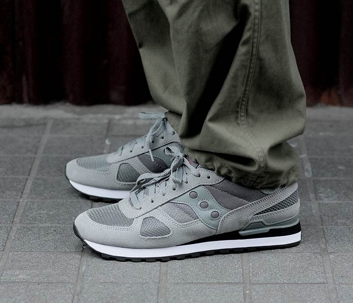 サッカニー/SAUCONY シャドウオリジナル/SHADOW ORIGINAL CL グレー ...