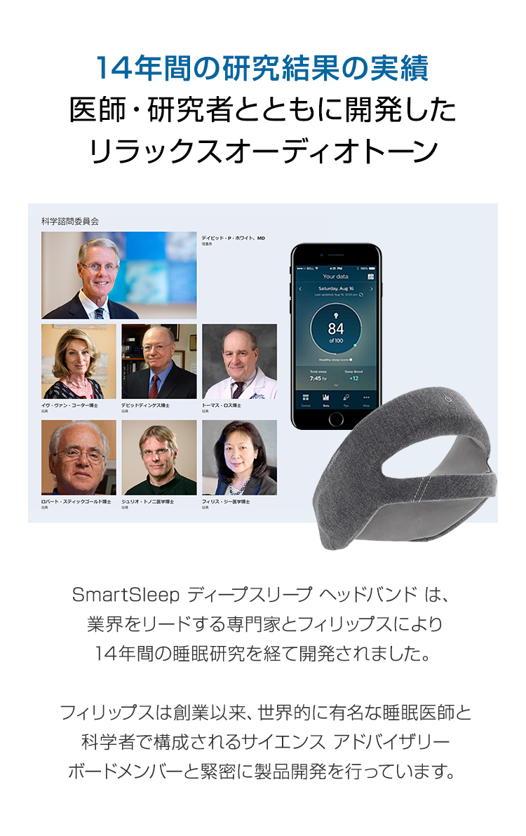 国内外の人気 フィリップス SmartSleep ディープスリープヘッドバンド